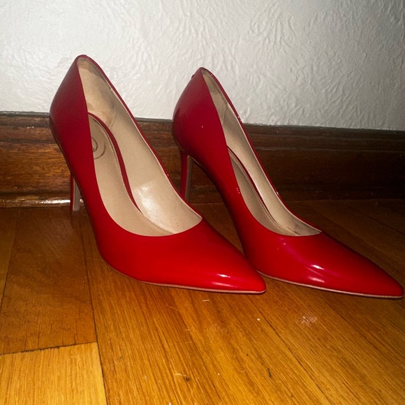 Sam Edelman Red Stilettos - Picture 1 of 4